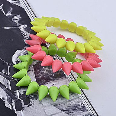 pulseira spike neon  (unidade)